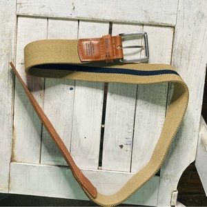 Vermont country store leather with canvas belt